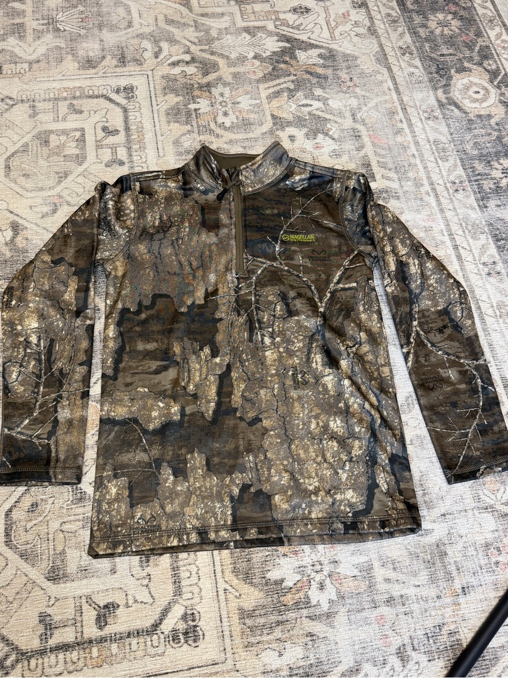 Boy’s Magellan Camo 1/4 Zip Hunting Shirt
